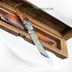 ФАНТОМ ІІ авторський ніж ручної роботи Androshchuk Knives, сталь - CPM S125V, 65 HRC